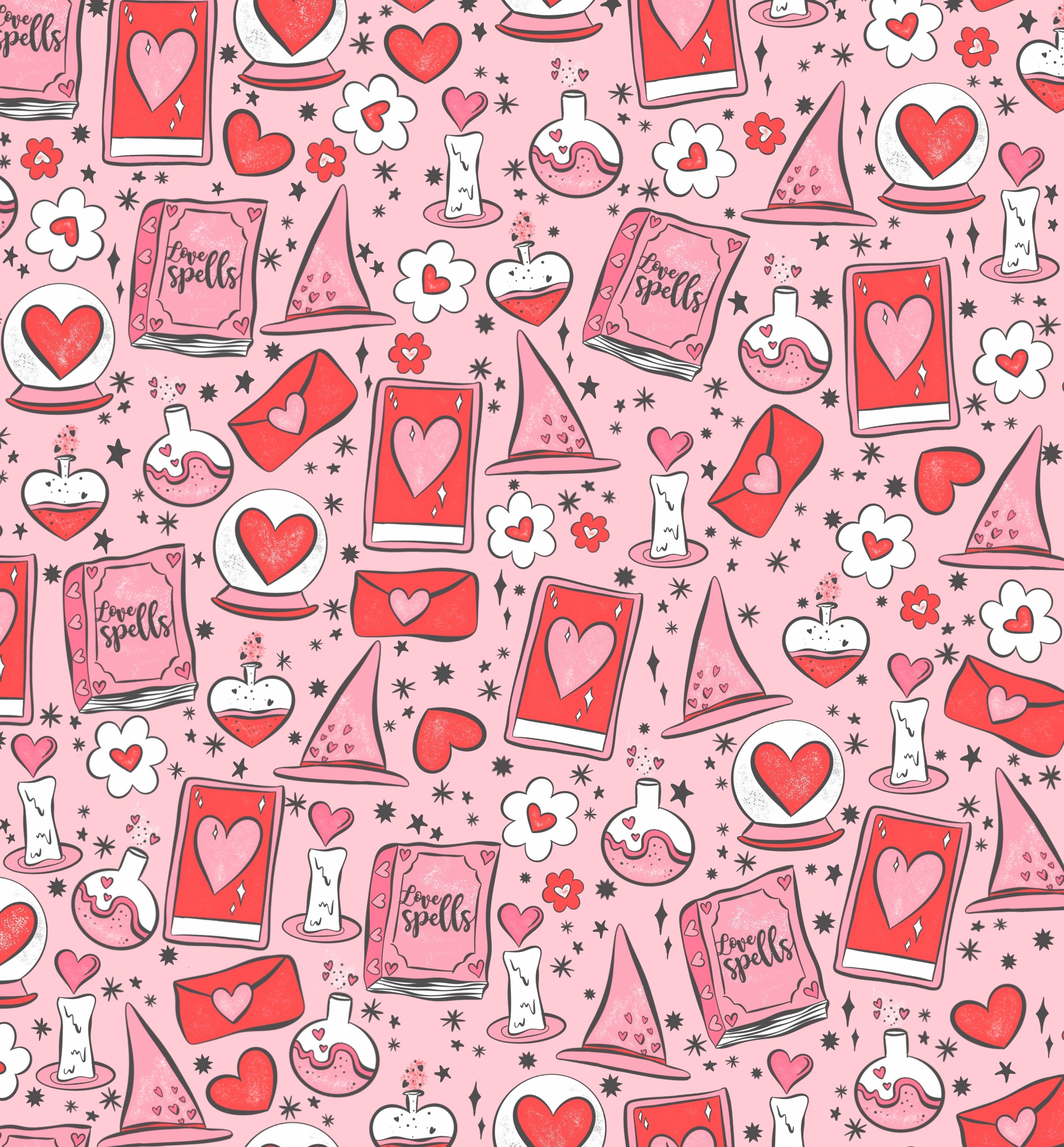 Valentines day digital seamless pattern design digital download