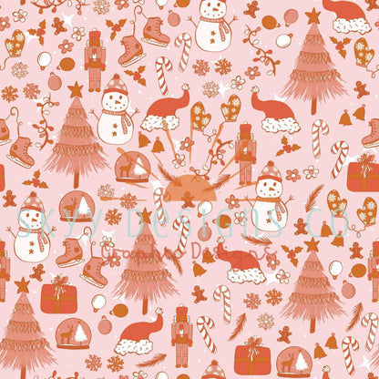 All Things Christmas Seamless Pattern - SkyyDesignsCo