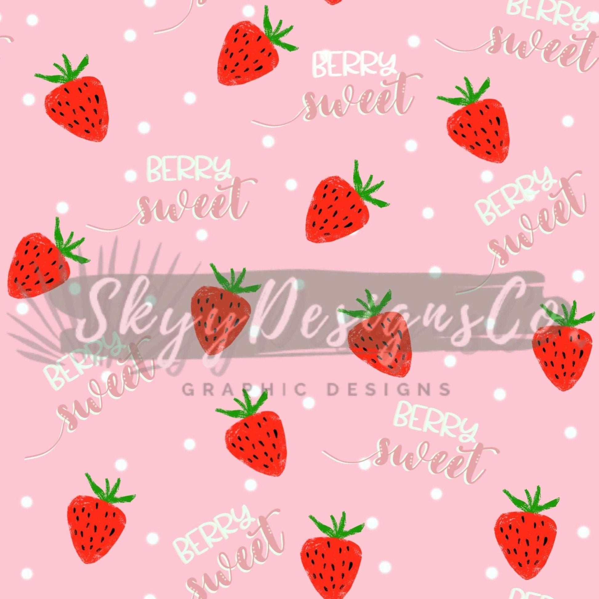 Berry sweet seamless repeat pattern - SkyyDesignsCo