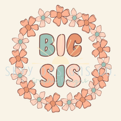 Big sis little sis seamless pattern bundle - SkyyDesignsCo