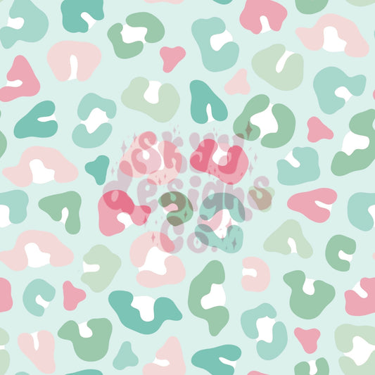 Blue and pink seamless pattern - SkyyDesignsCo