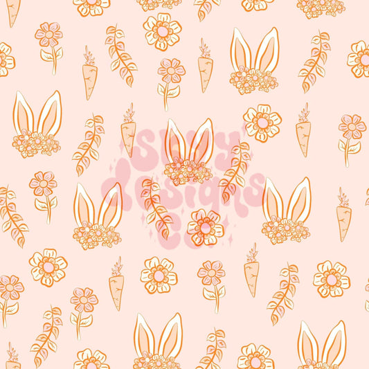 Boho Easter floral seamless pattern - SkyyDesignsCo | Seamless Pattern Designs
