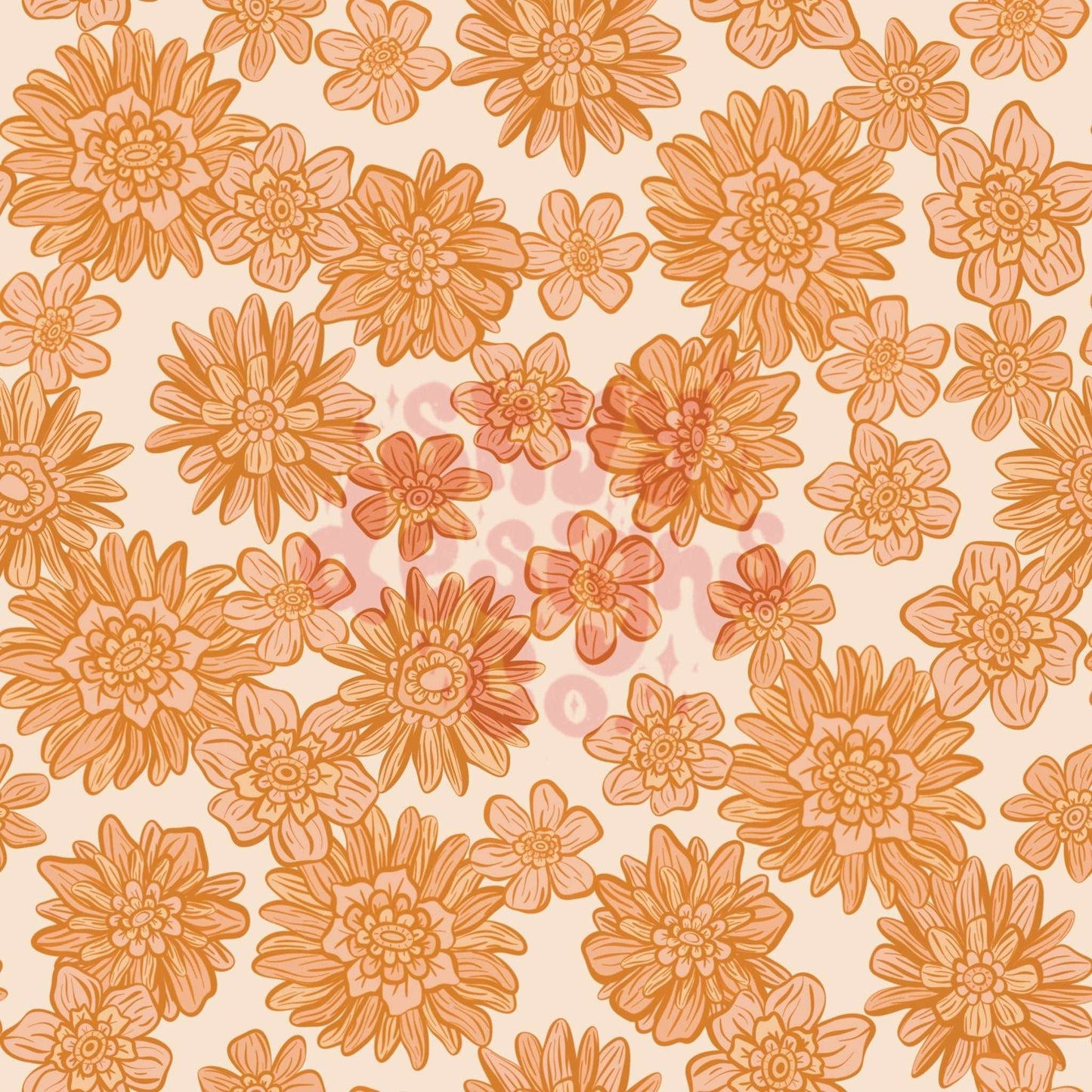 Boho floral seamless pattern - SkyyDesignsCo | Seamless Pattern Designs