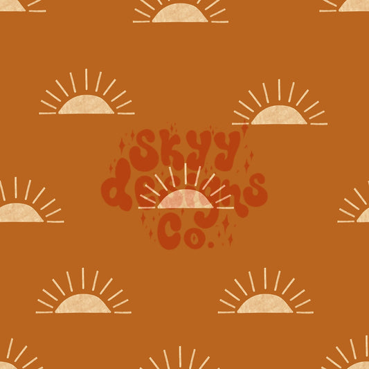 Boho neutral summer sun seamless pattern - SkyyDesignsCo | Seamless Pattern Designs