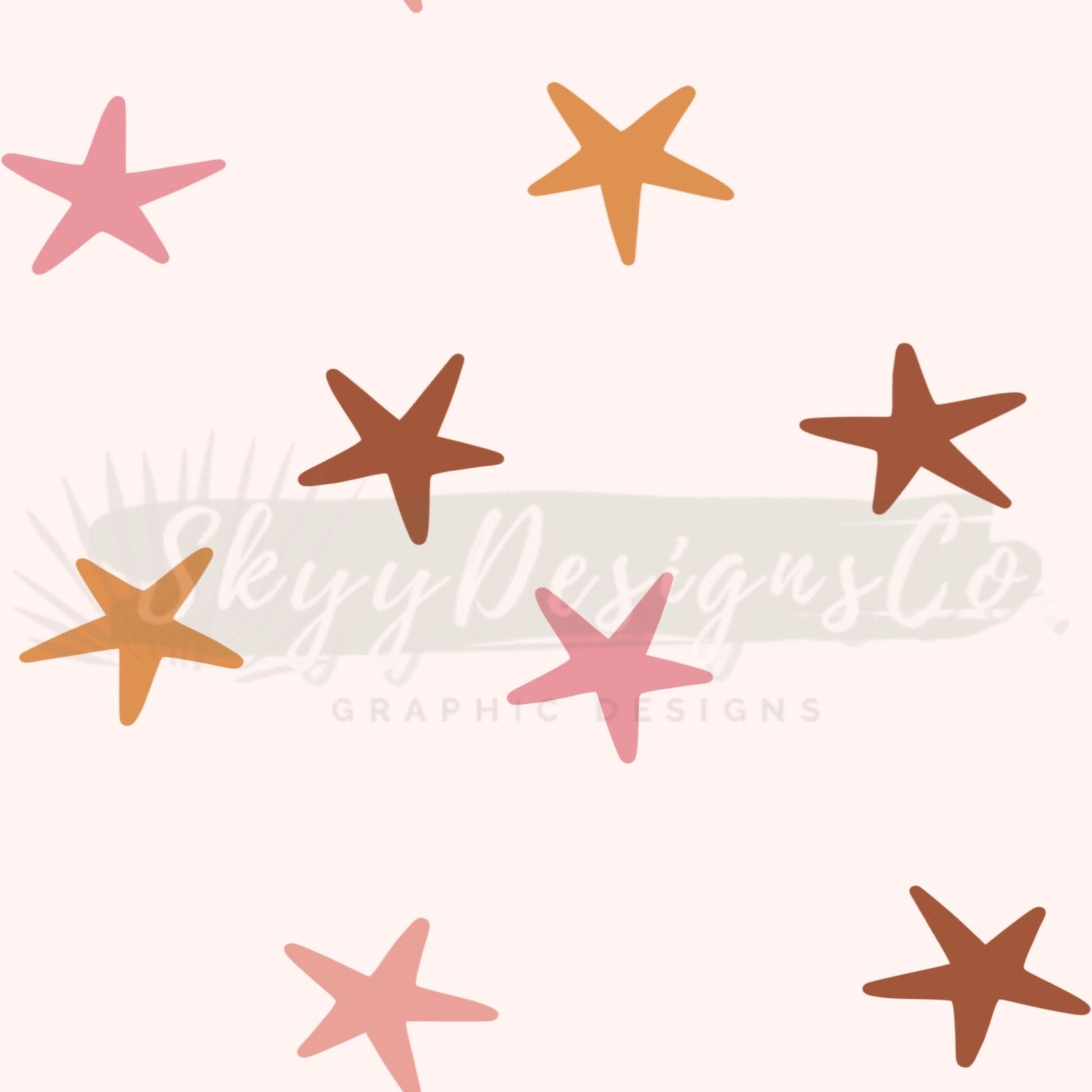 Boho stars minimal seamless pattern - SkyyDesignsCo | Seamless Pattern Designs