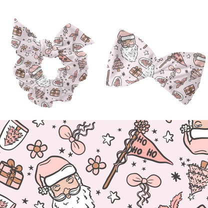 Boho winter Santa seamless pattern - SkyyDesignsCo | Seamless Pattern Designs