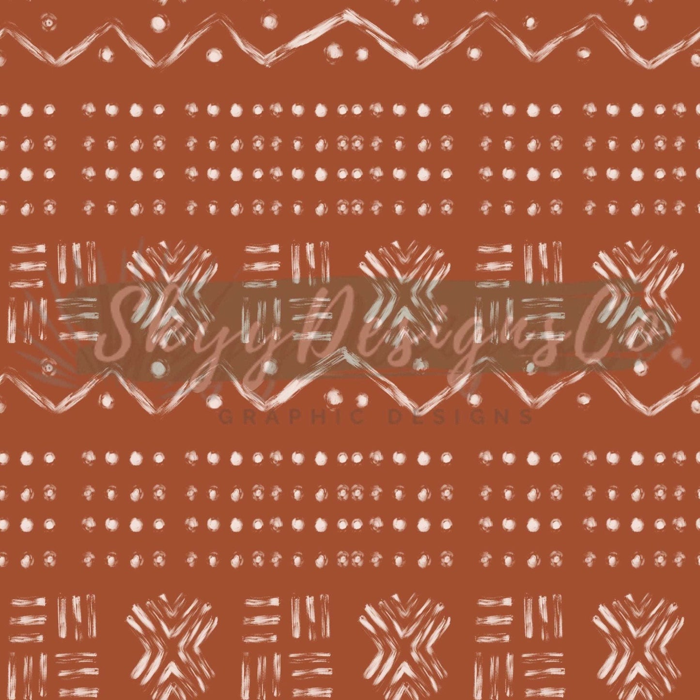 Browns tribal seamless pattern - SkyyDesignsCo | Seamless Pattern Designs