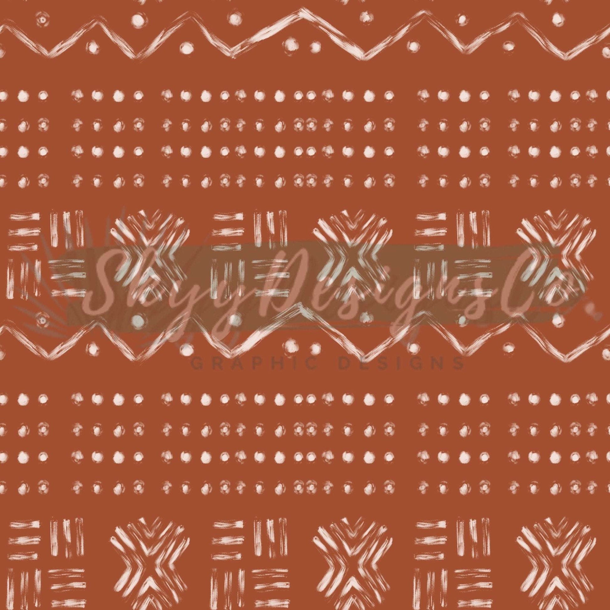 Browns tribal seamless pattern - SkyyDesignsCo | Seamless Pattern Designs