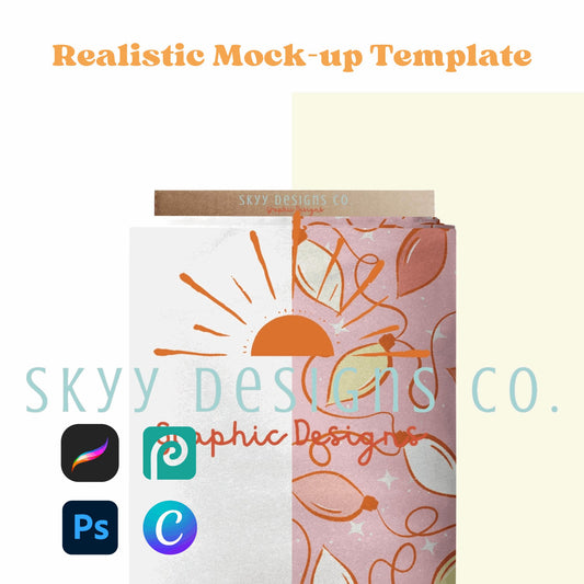 Bullet fabric roll mock-up template - SkyyDesignsCo | Seamless Pattern Designs