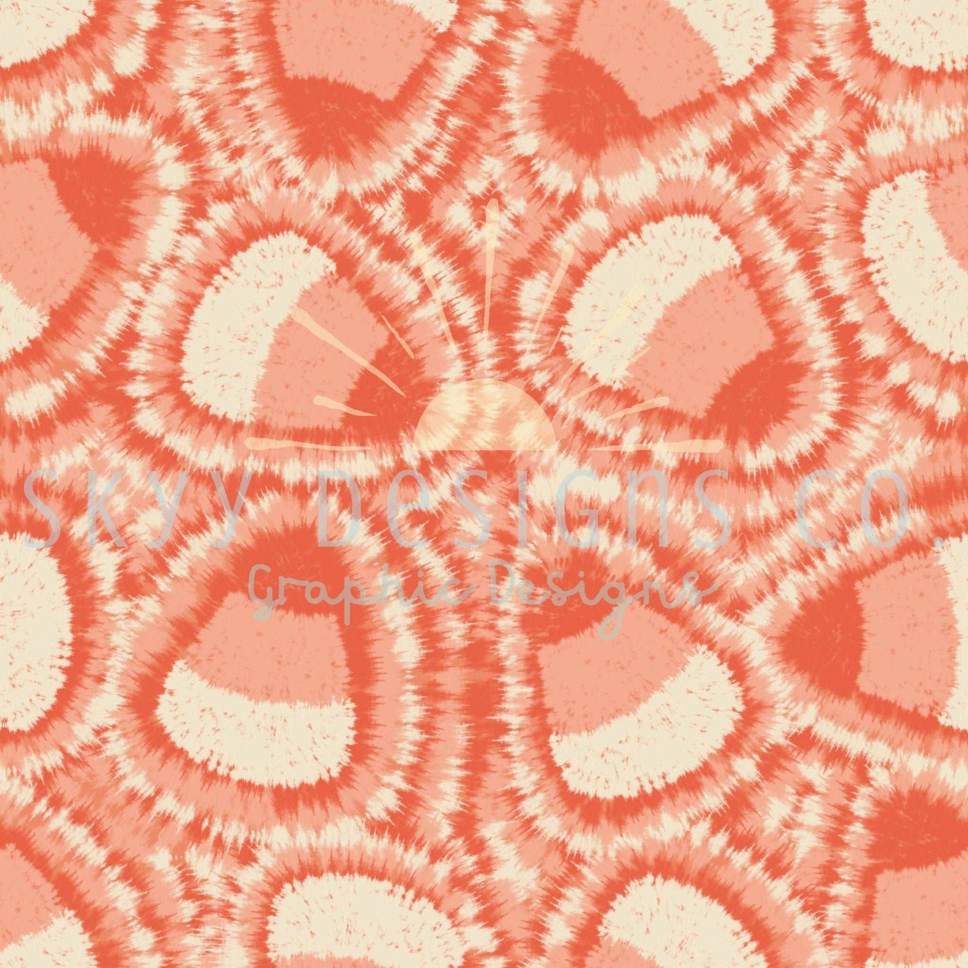 Candy corn tie dye seamless pattern - SkyyDesignsCo | Seamless Pattern Designs