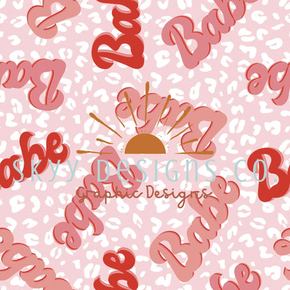 Cheetah babe seamless pattern - SkyyDesignsCo | Seamless Pattern Designs