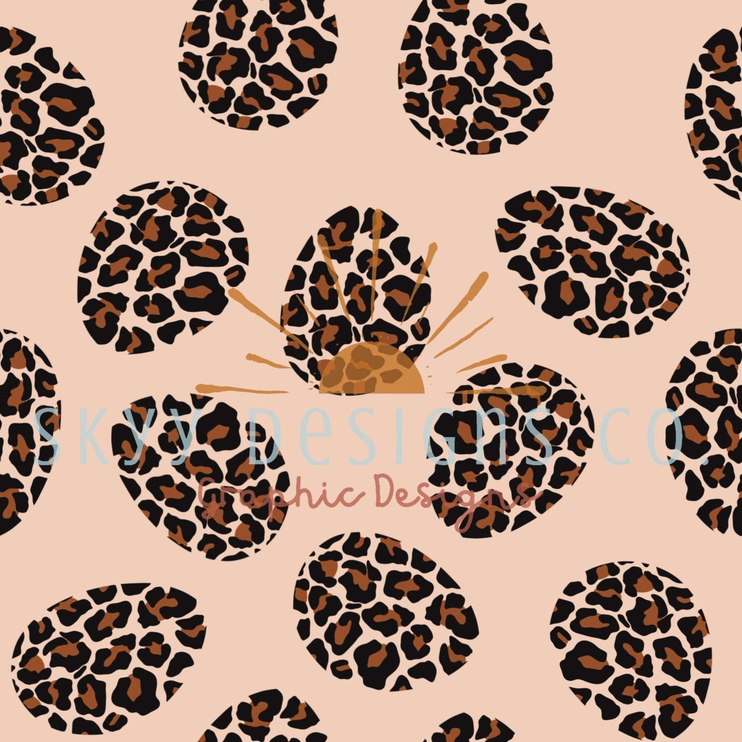 Cheetah easter eggs seamless pattern - SkyyDesignsCo | Seamless Pattern Designs