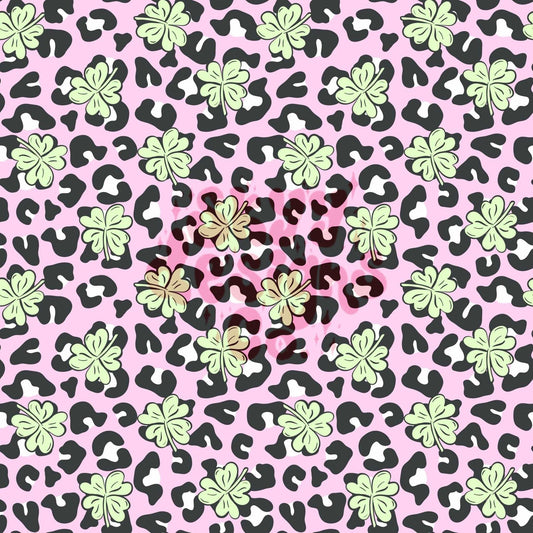 Cheetah shamrock’s seamless pattern - SkyyDesignsCo | Seamless Pattern Designs