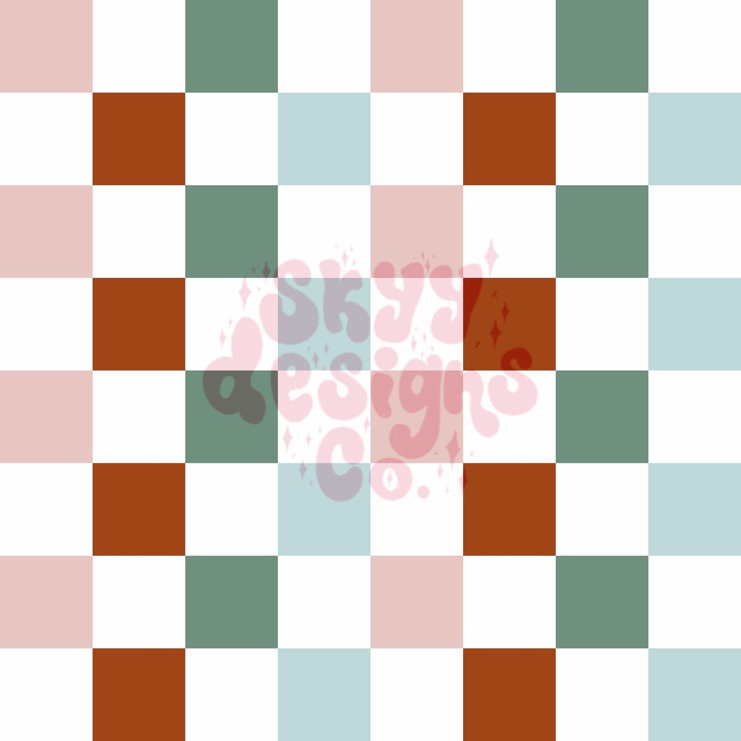 Christmas checkered seamless pattern - SkyyDesignsCo | Seamless Pattern Designs