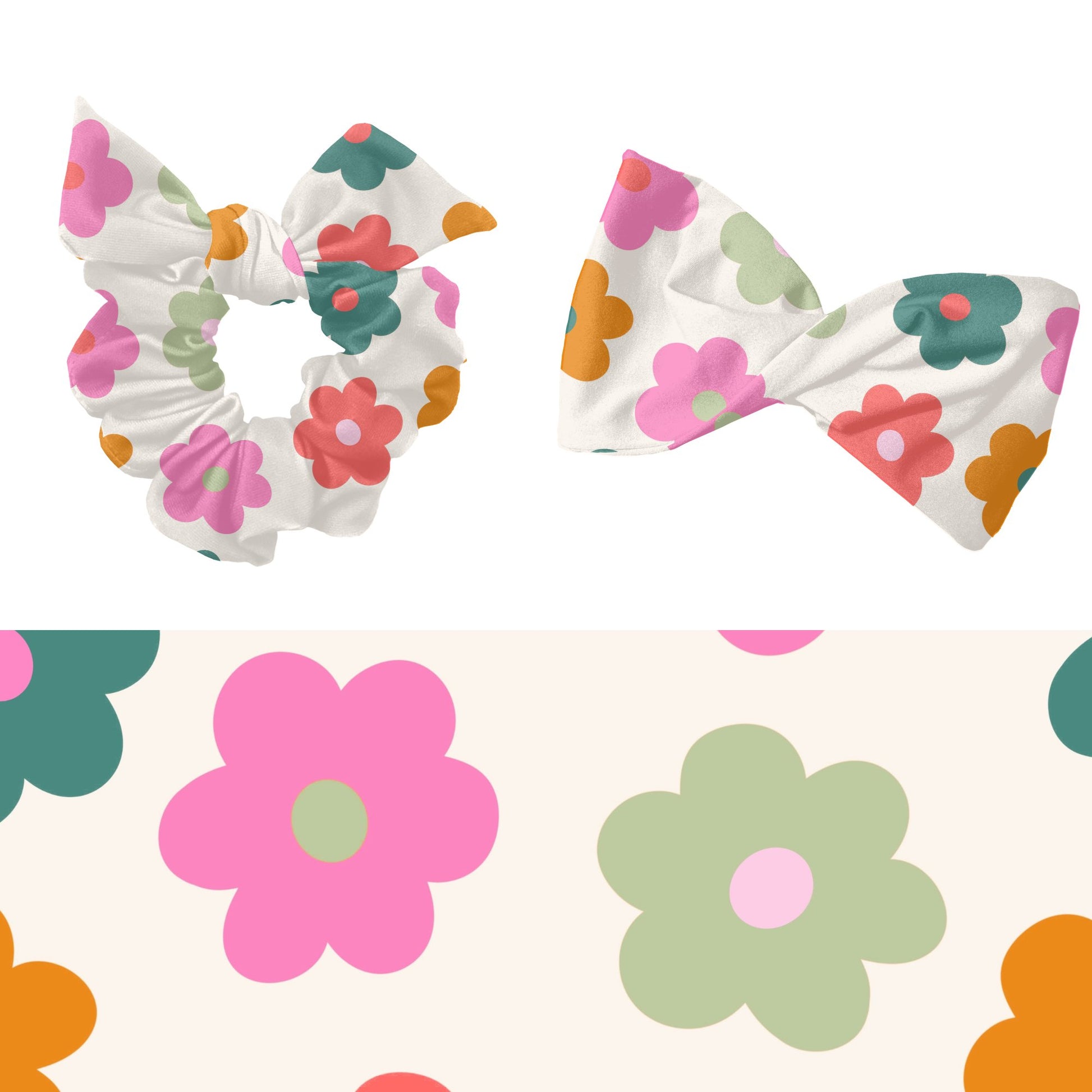 Christmas daisy seamless pattern - SkyyDesignsCo | Seamless Pattern Designs