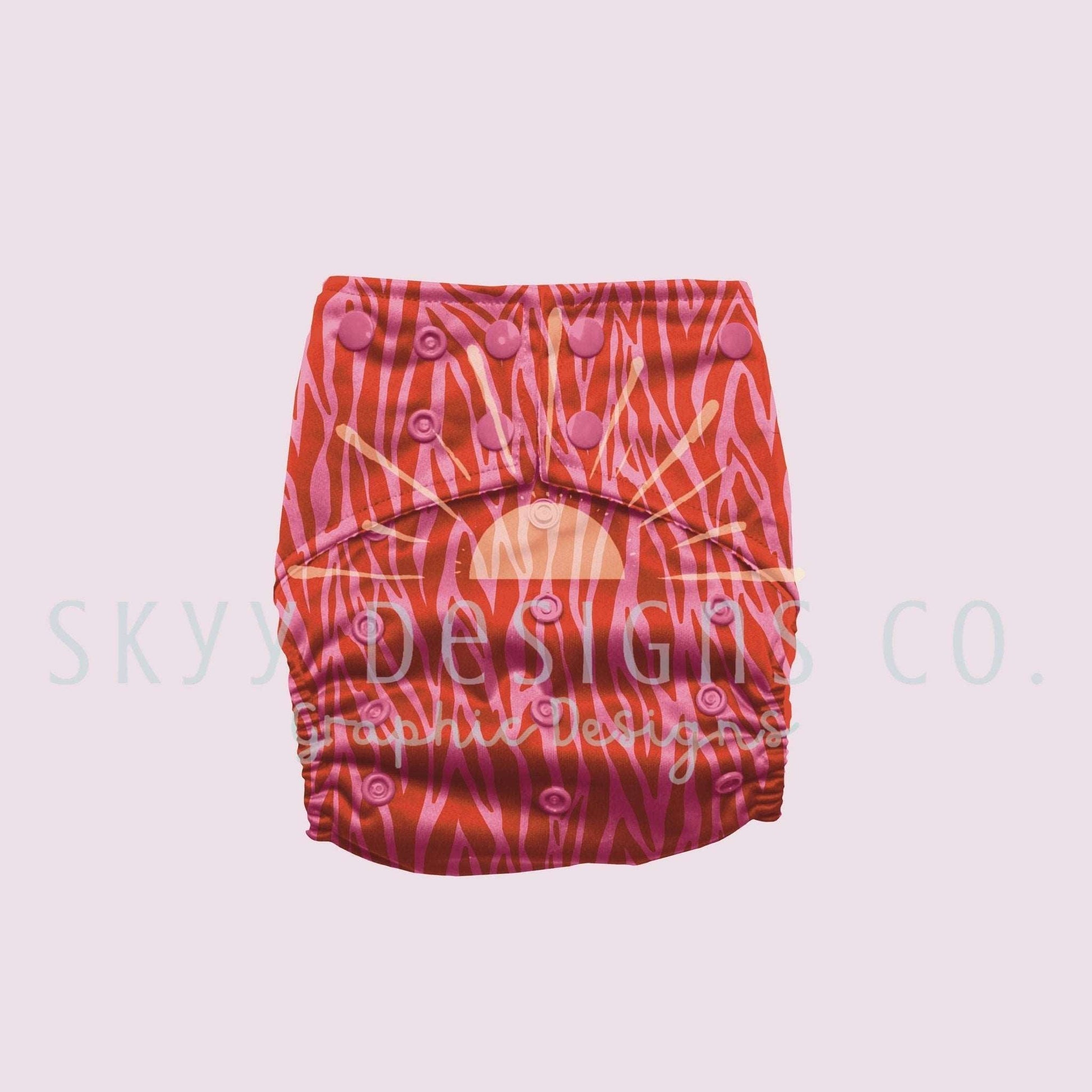 Diaper mockup template - SkyyDesignsCo | Seamless Pattern Designs