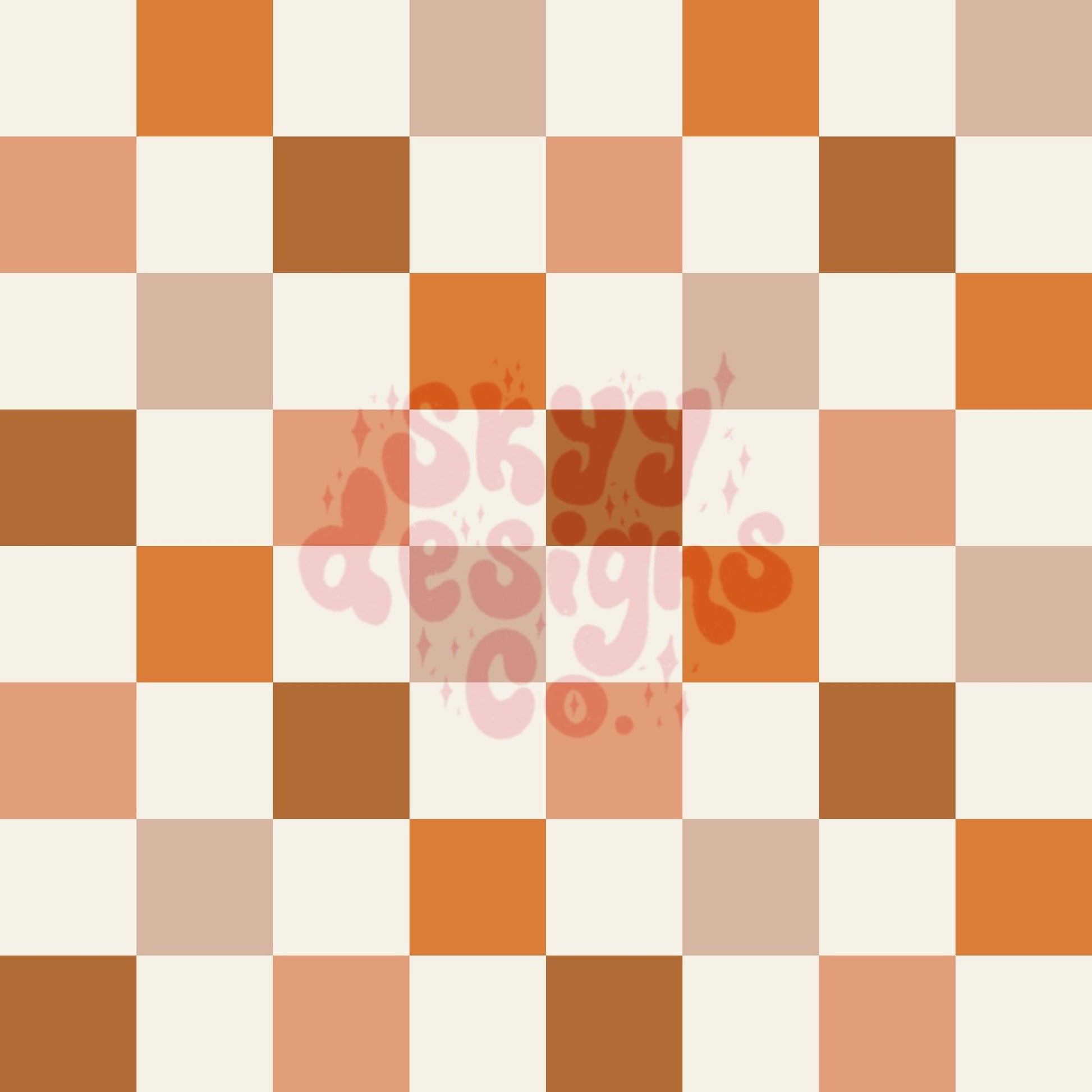 Fall checkered seamless surface pattern – Skyy Designs Co.
