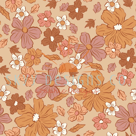 Fall leaves seamless pattern - SkyyDesignsCo | Seamless Pattern Designs