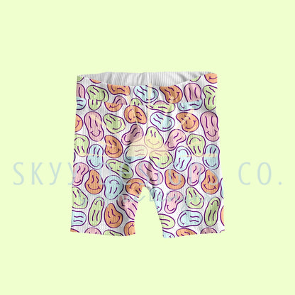 Ribbed biker shorts mock-up template - SkyyDesignsCo