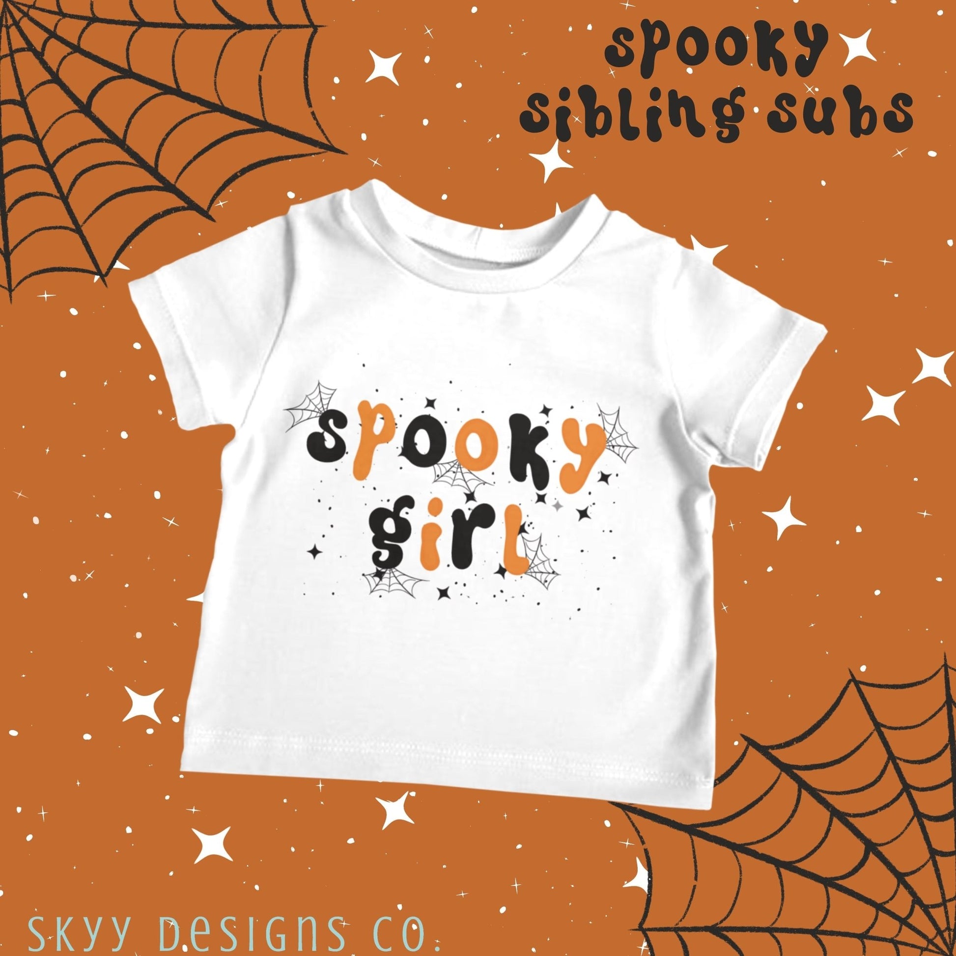 Spooky sibling png, Png bundle Halloween, Spooky Babe Png, Kids Png designs, Halloween Png for t shirts, Matching Png Boy and Girl - SkyyDesignsCo