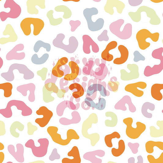 Spring cheetah print seamless pattern - SkyyDesignsCo