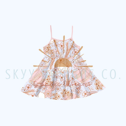 Tank tiered dress mock-up template - SkyyDesignsCo