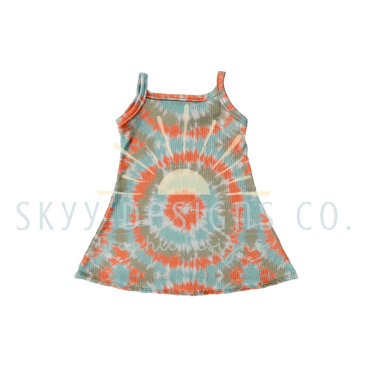 Tank top dress mock-up template - SkyyDesignsCo
