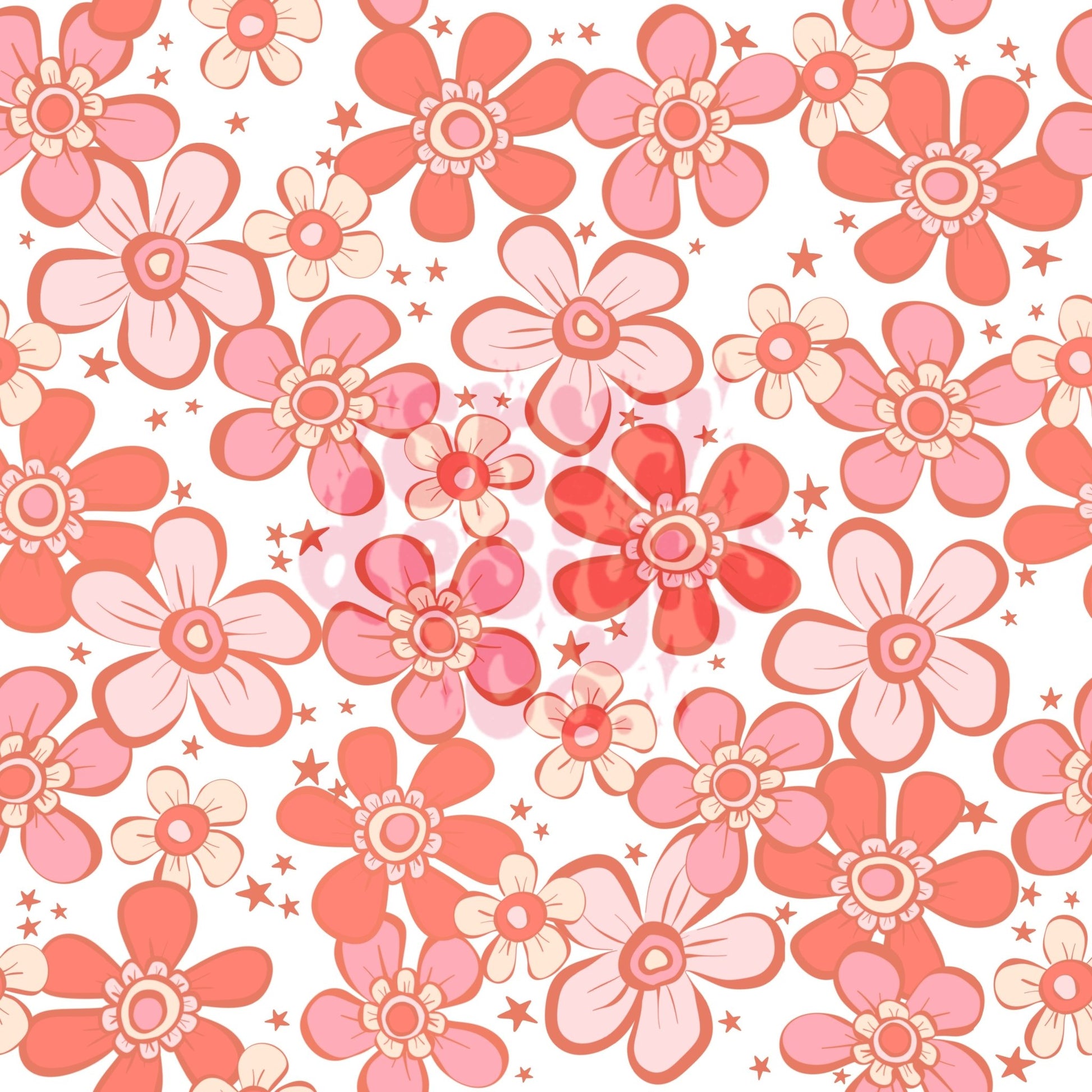 Valentine’s Day floral seamless pattern - SkyyDesignsCo